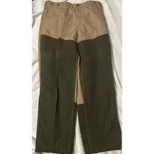 Vintage Filson Pants Men 36x31 Beige Green Brush Canvas  Knee Hunting NWOT USA